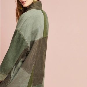 Anthro Hei Hei Utility Patchwork Kimono Jacket